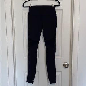 Alo high waist mesh inset stirrup leggings